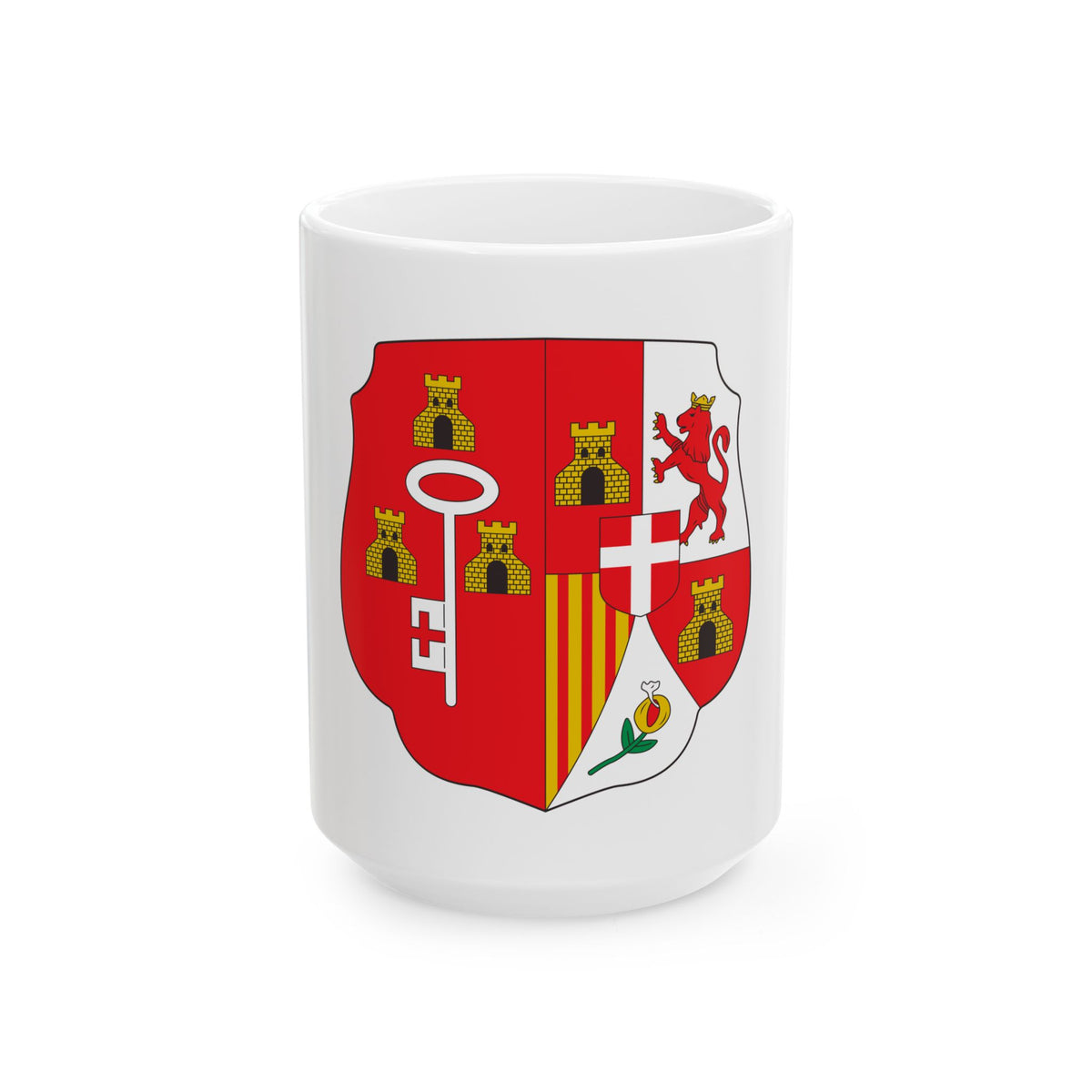 Coat of arms of the Captaincy General of Cuba - White Coffee Mug