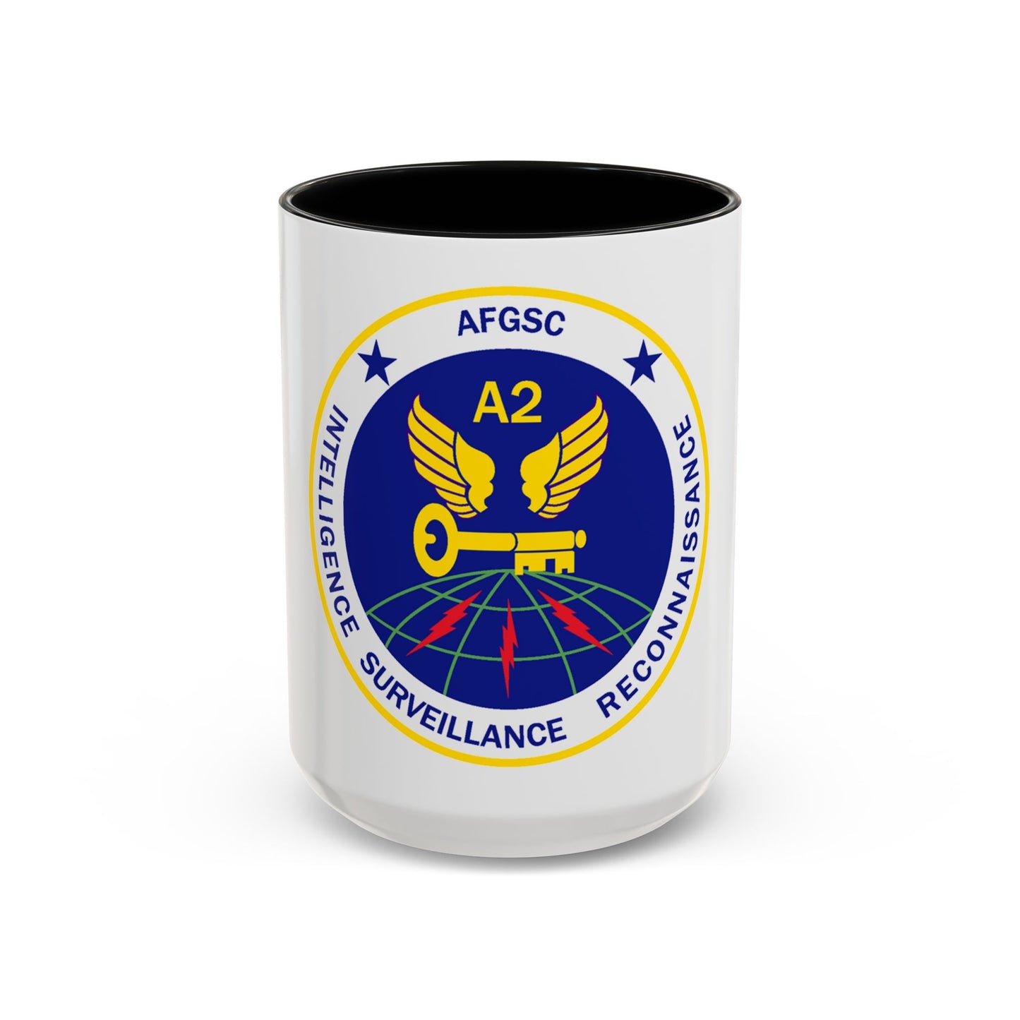 AFGSC A2 (U.S. Air Force) Accent Coffee Mug