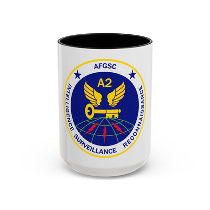 AFGSC A2 (U.S. Air Force) Accent Coffee Mug