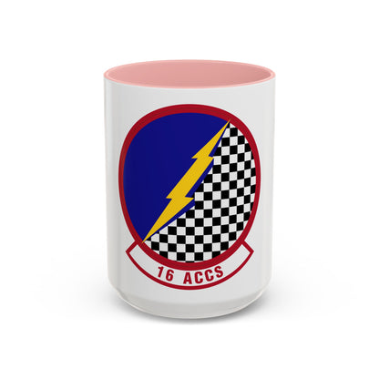 16 Airborne Command and Control Squadron ACC (U.S. Air Force) Accent Coffee Mug