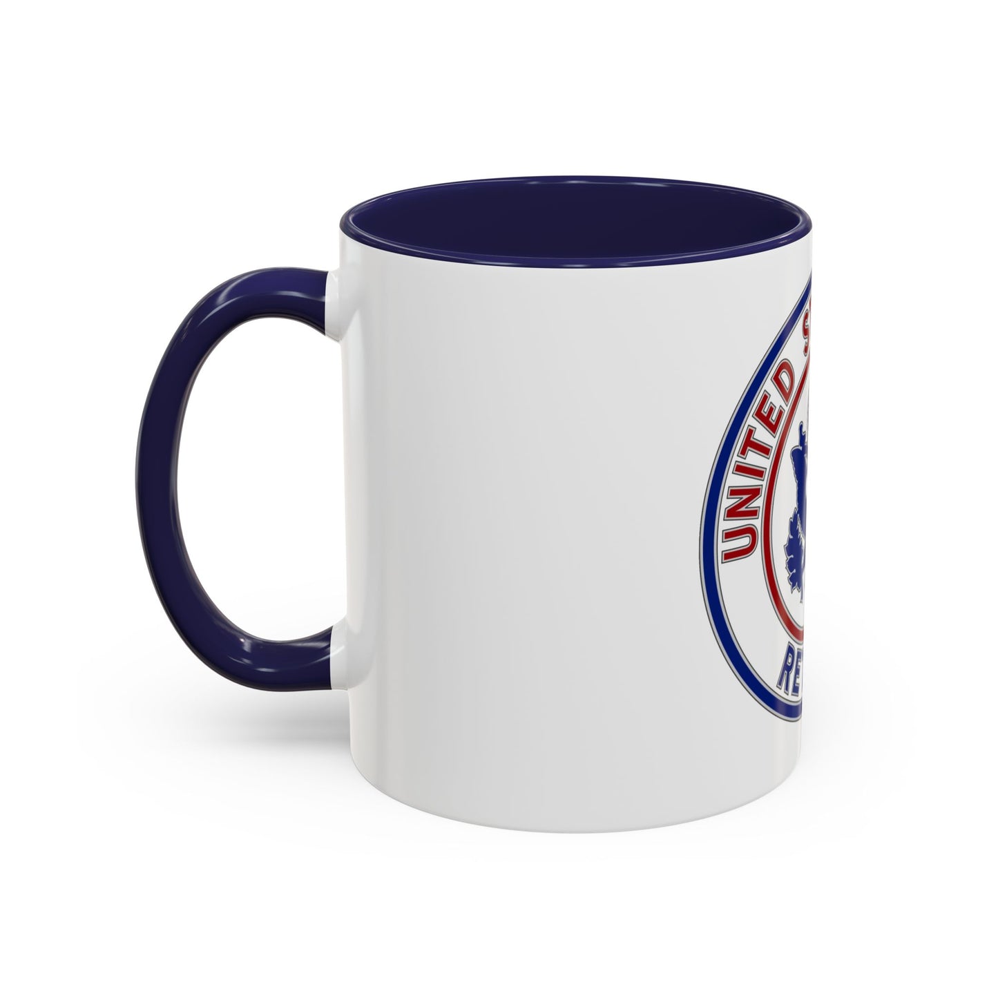 Retired Service Identification Badge 2 (U.S. Army) Accent Coffee Mug