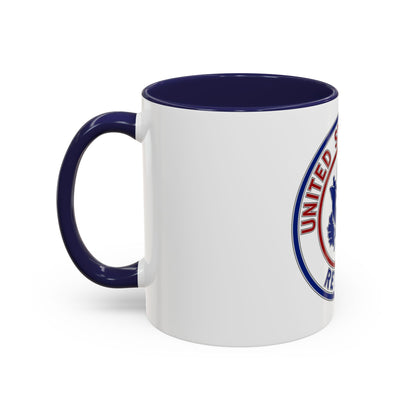 Retired Service Identification Badge 2 (U.S. Army) Accent Coffee Mug