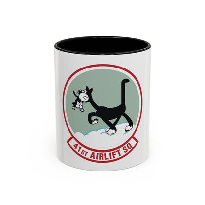 41st Airlift Squadron (U.S. Air Force) Accent Coffee Mug