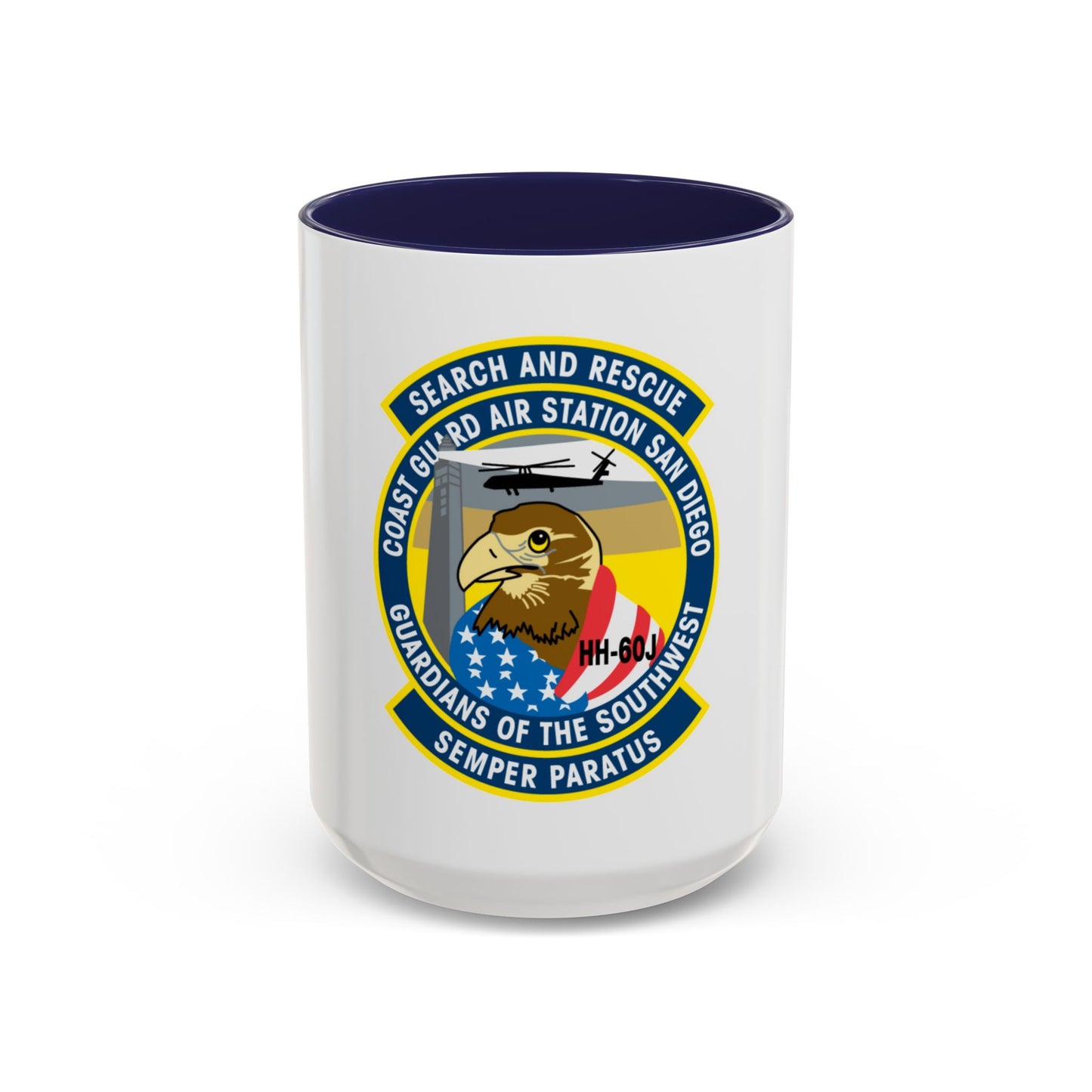 USCG Air Station San Diego Search and Resue (U.S. Coast Guard) Accent Coffee Mug