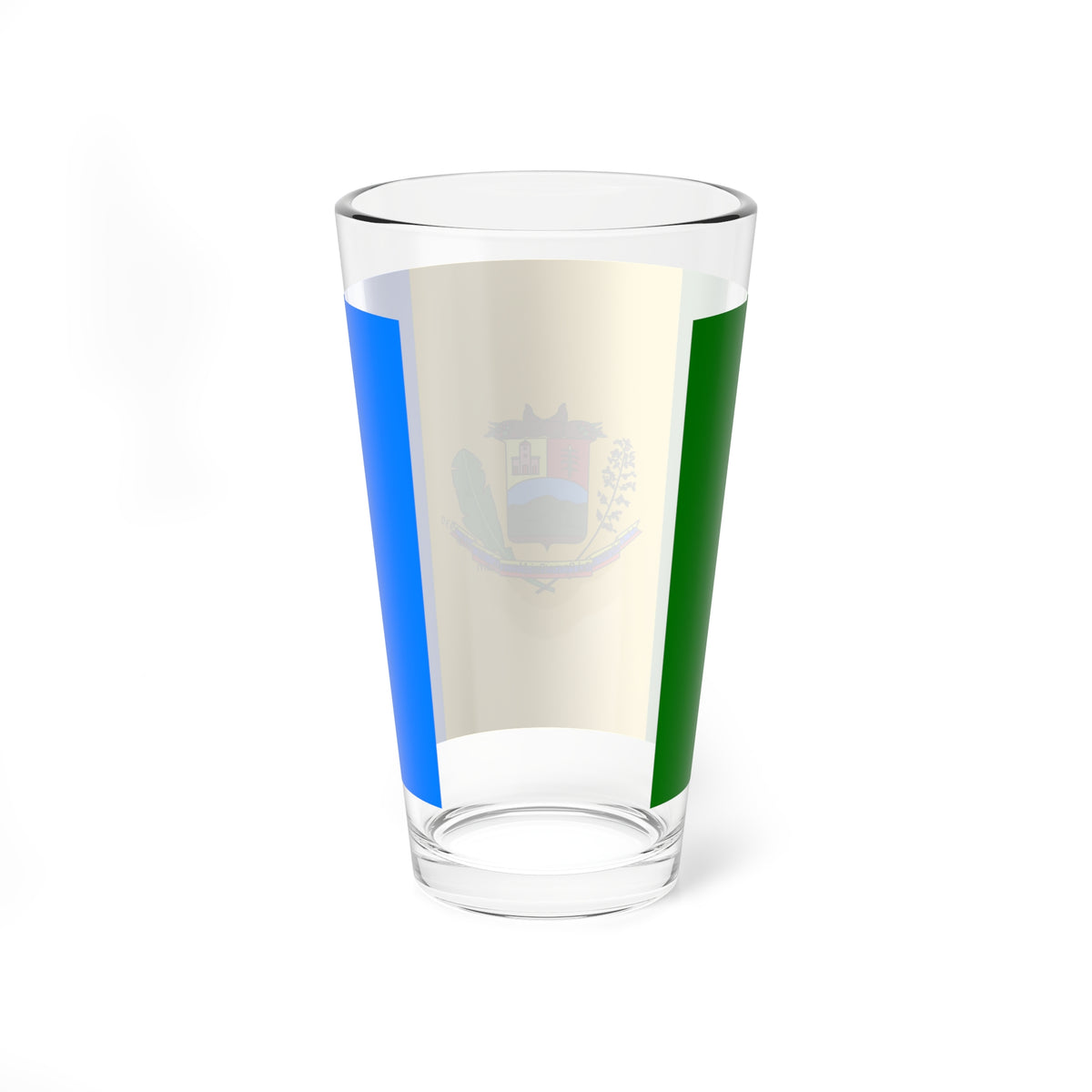 Bandera del Municipio Justo Briceno (Venezuela) Pint Glass 16oz