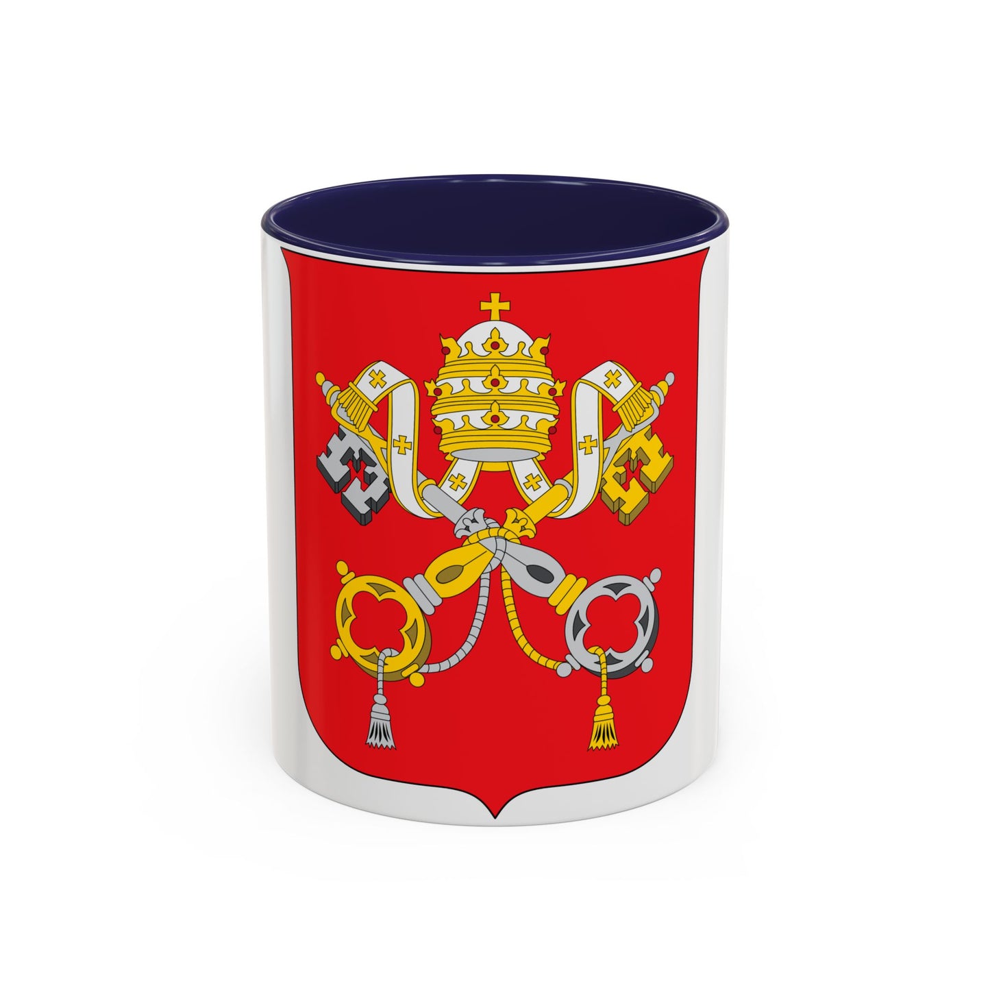 Coat of arms of Vatican City State - Accent Coffee Mug