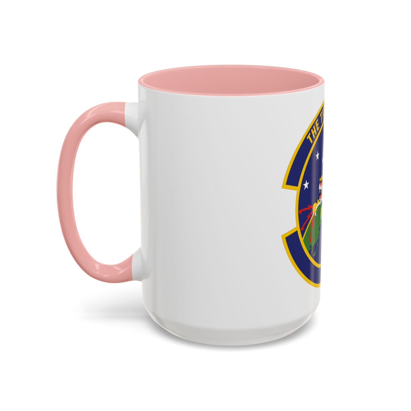 614 Air and Space Communications Squadron AFSPC (U.S. Air Force) Accent Coffee Mug