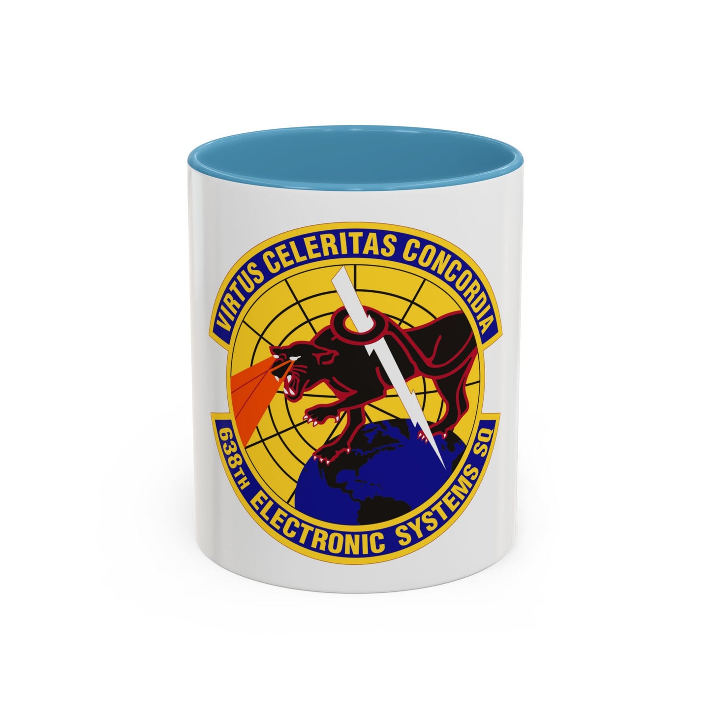 638th Electronic Systems Squadron (U.S. Air Force) Accent Coffee Mug