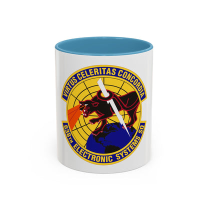 638th Electronic Systems Squadron (U.S. Air Force) Accent Coffee Mug