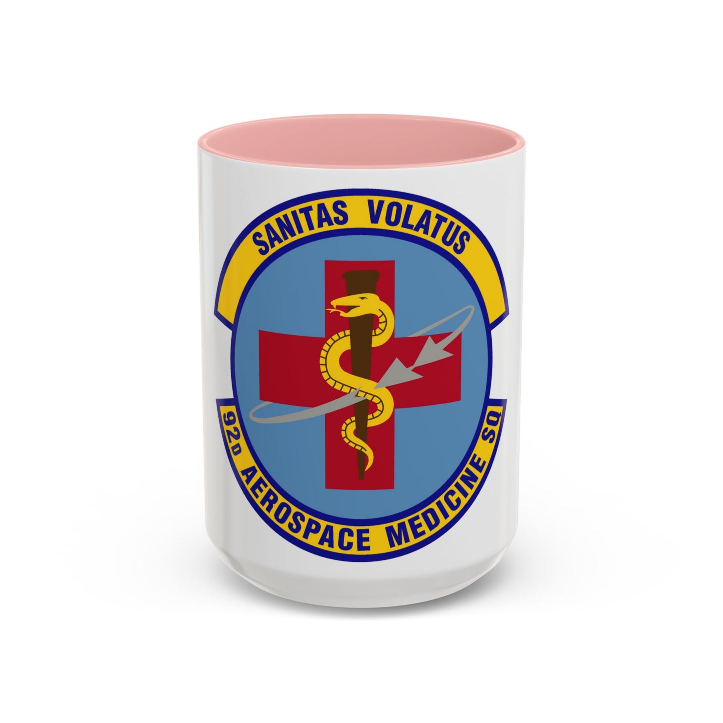 92d Aerospace Medicine Squadron (U.S. Air Force) Accent Coffee Mug