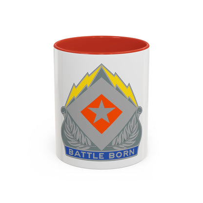 422 Signal Battalion (U.S. Army) Accent Coffee Mug
