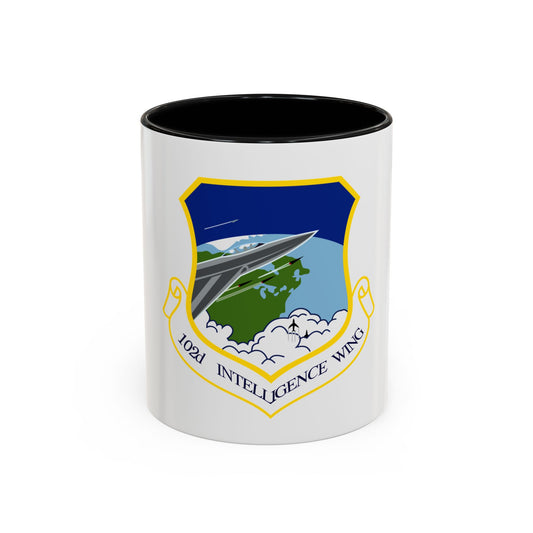 1014px 102nd Intelligence Wing emblem (U.S. Air Force) Accent Coffee Mug