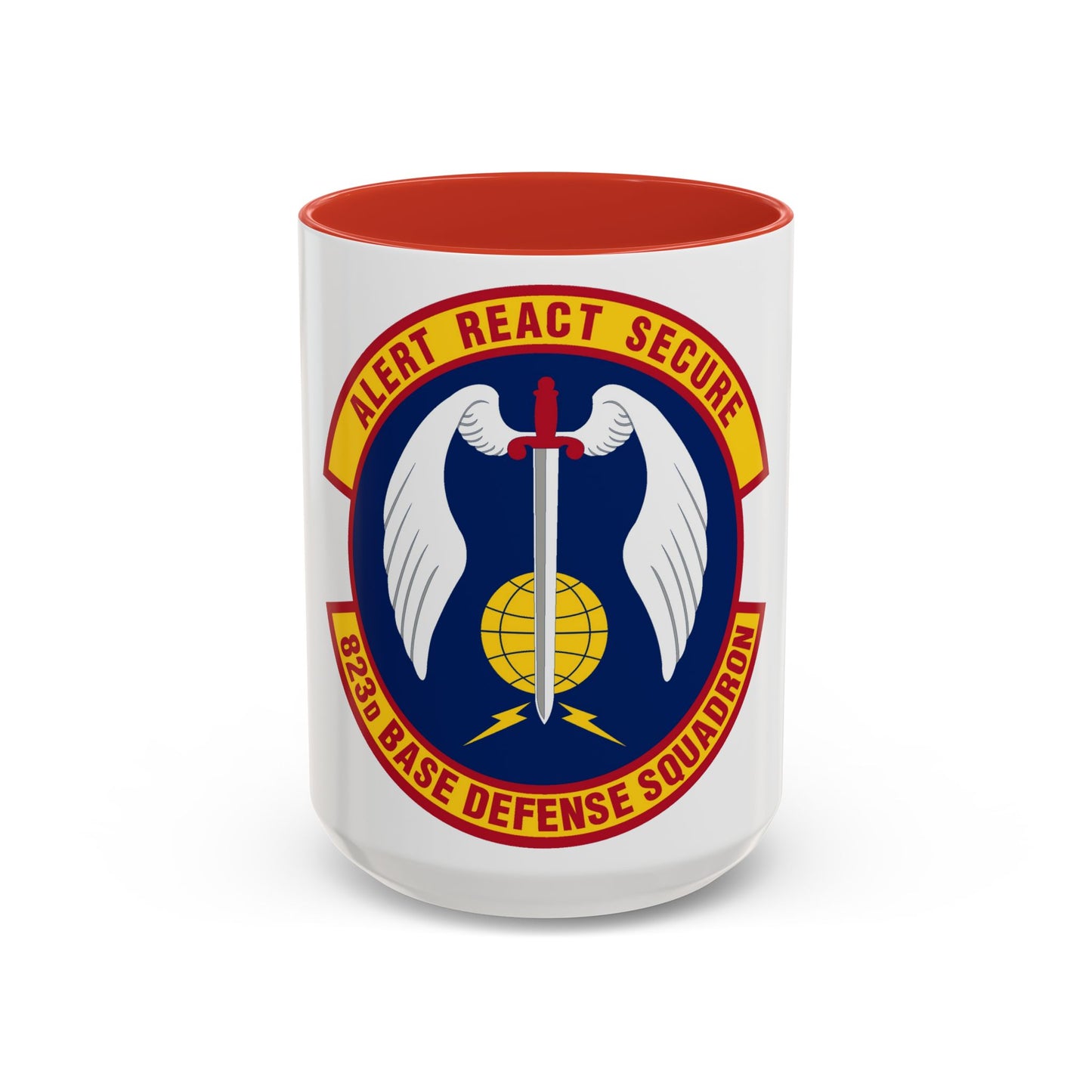 823 Base Defense Squadron ACC (U.S. Air Force) Accent Coffee Mug