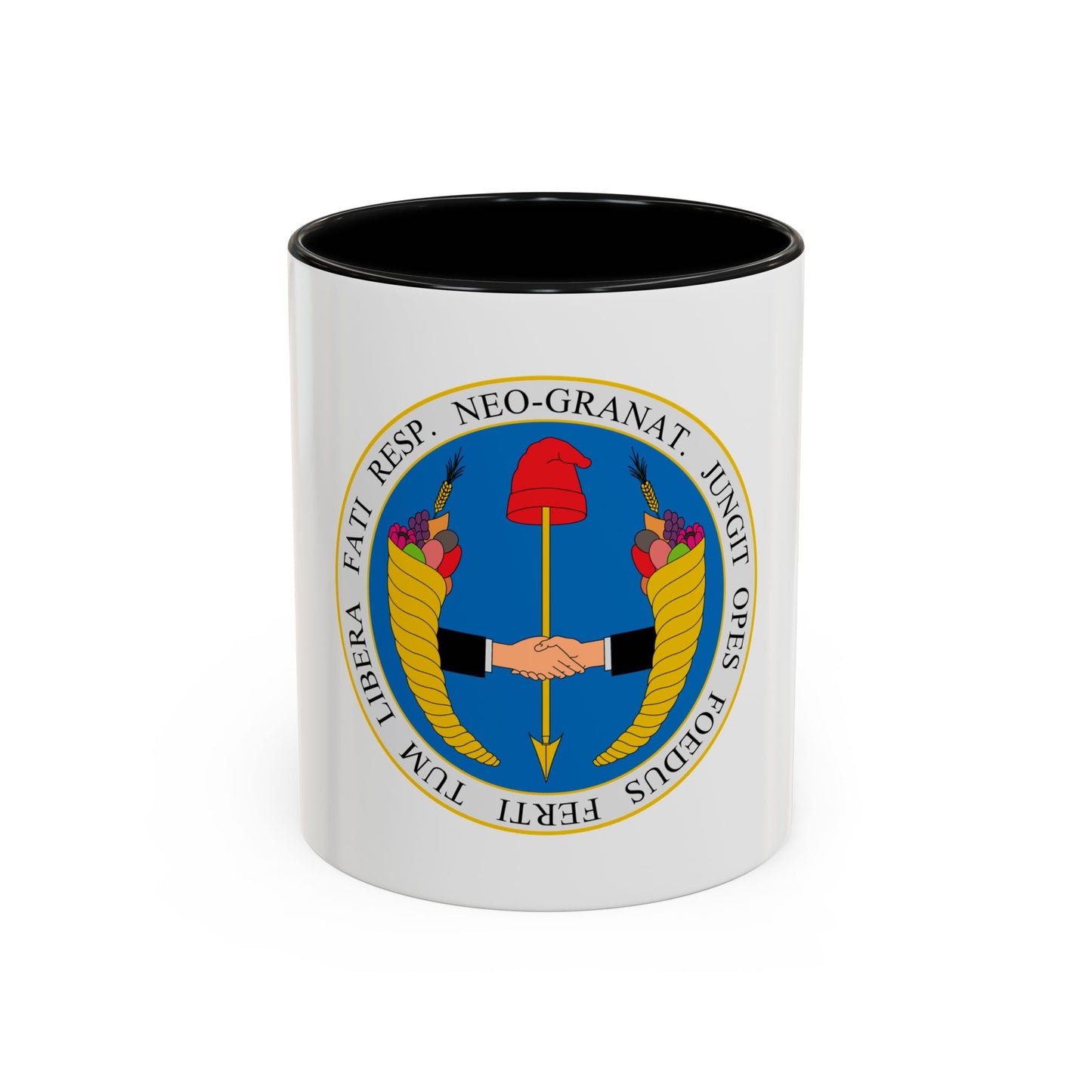 Coat of arms of United Provinces of New Granada - Accent Coffee Mug