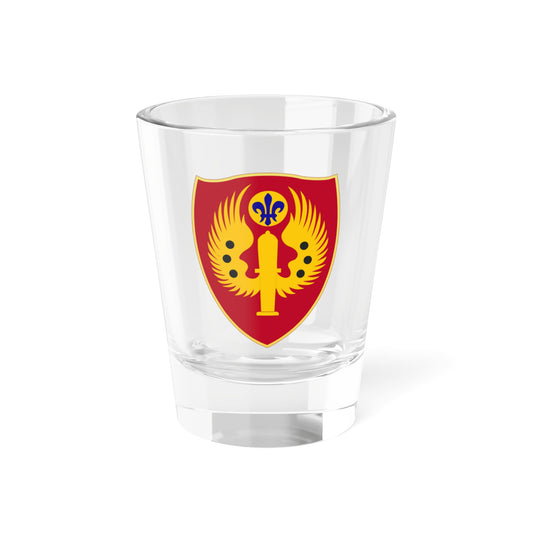 Verre à liqueur du 463e bataillon d'artillerie de campagne aéroporté (armée américaine) 1,5 oz