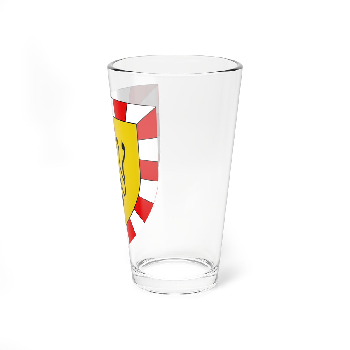 Wappen Burggrafen von Nürnberg Haus Raas (Denmark) (Coat of Arms) Pint Glass 16oz