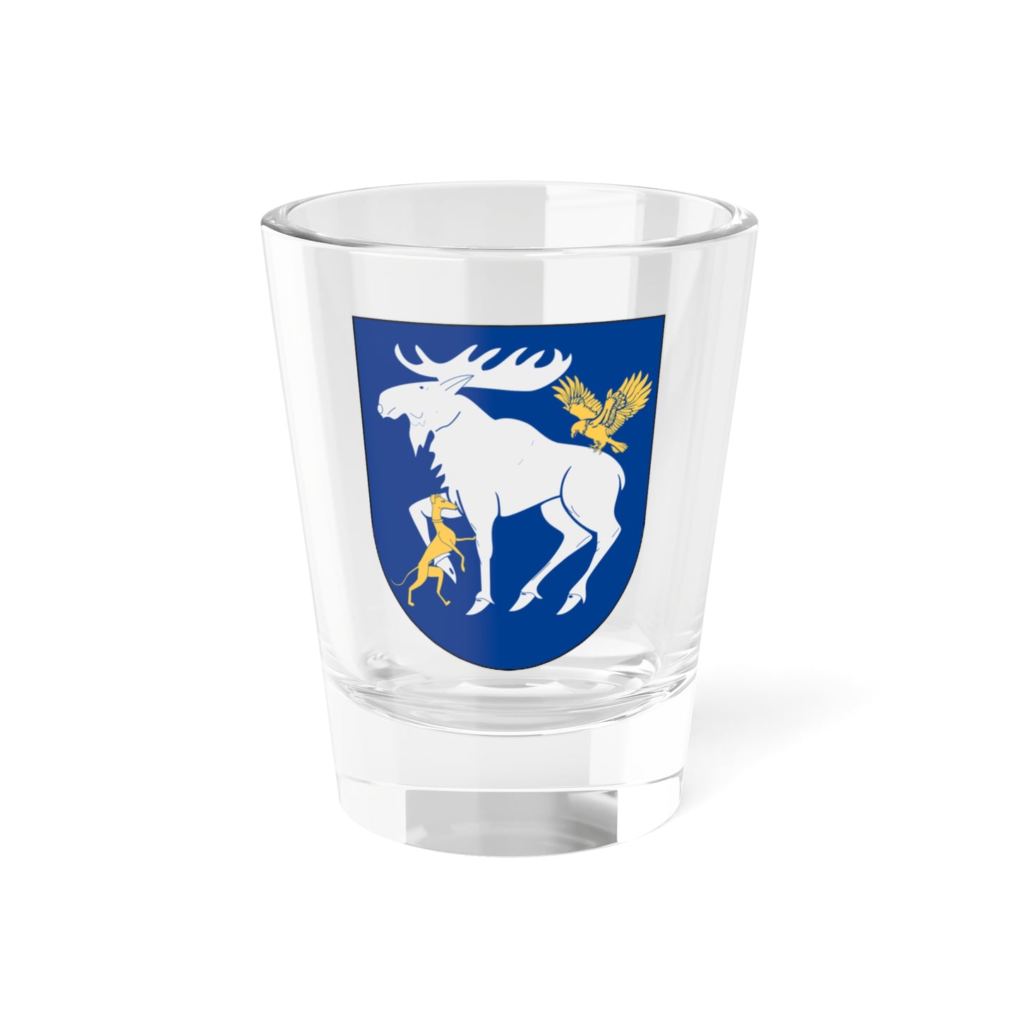 Jämtland vapen (Sweden) (Coat of Arms) Shot Glass 1.5oz