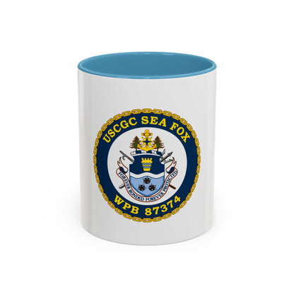 USCGC Sea Fox WPB 87374 2 (U.S. Coast Guard) Accent Coffee Mug