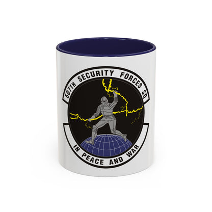 507th Security Forces Squadron (U.S. Air Force) Accent Coffee Mug