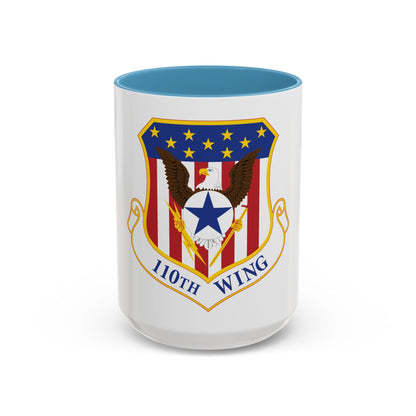 110th Wing emblem (U.S. Air Force) Accent Coffee Mug