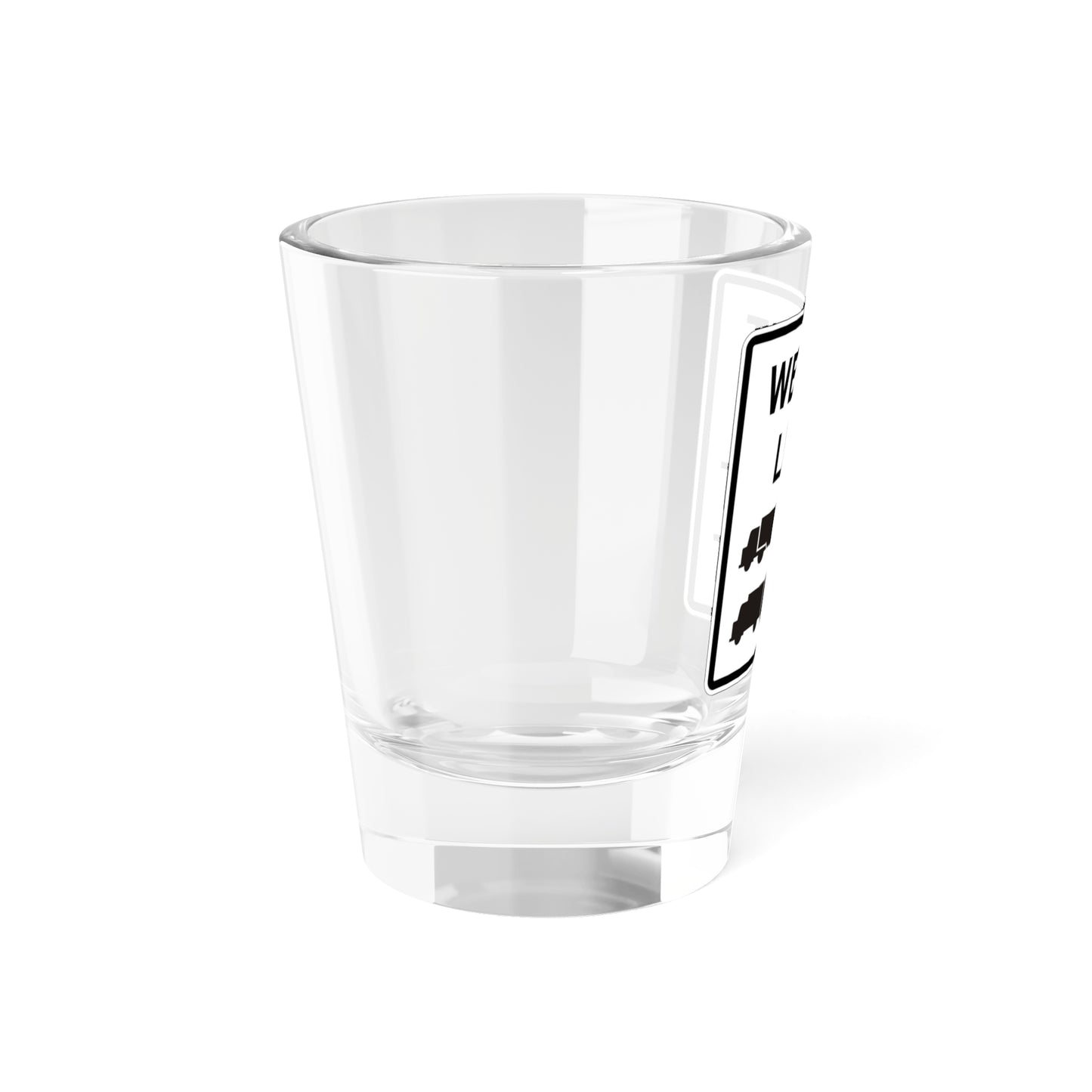 MUTCD-CA R20A-1 (California) (Road Sign) Shot Glass 1.5oz