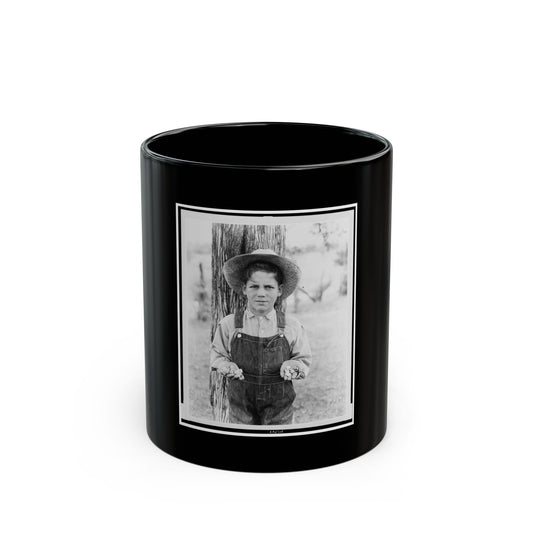 Boy Holding Union And Confederate Bullets, Perryville Battlefield, Perryville, Boyle County, Kentucky (U.S. Civil War) Black Coffee Mug