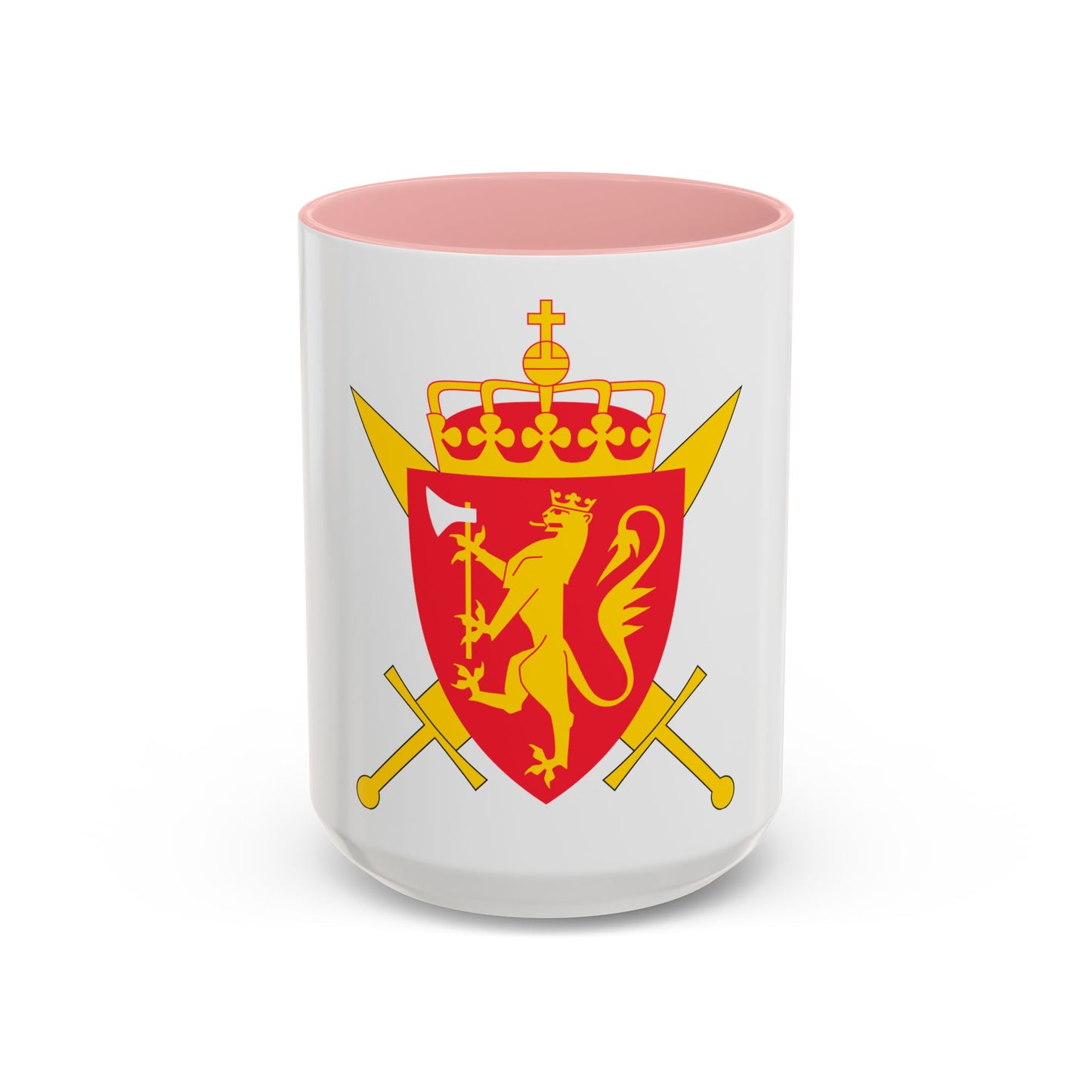 Coat of arms of the Norwegian Armed Forces - Accent Coffee Mug