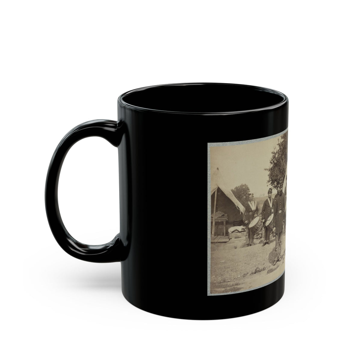 Drum Corps From Unidentified Regiment (U.S. Civil War) Black Coffee Mug