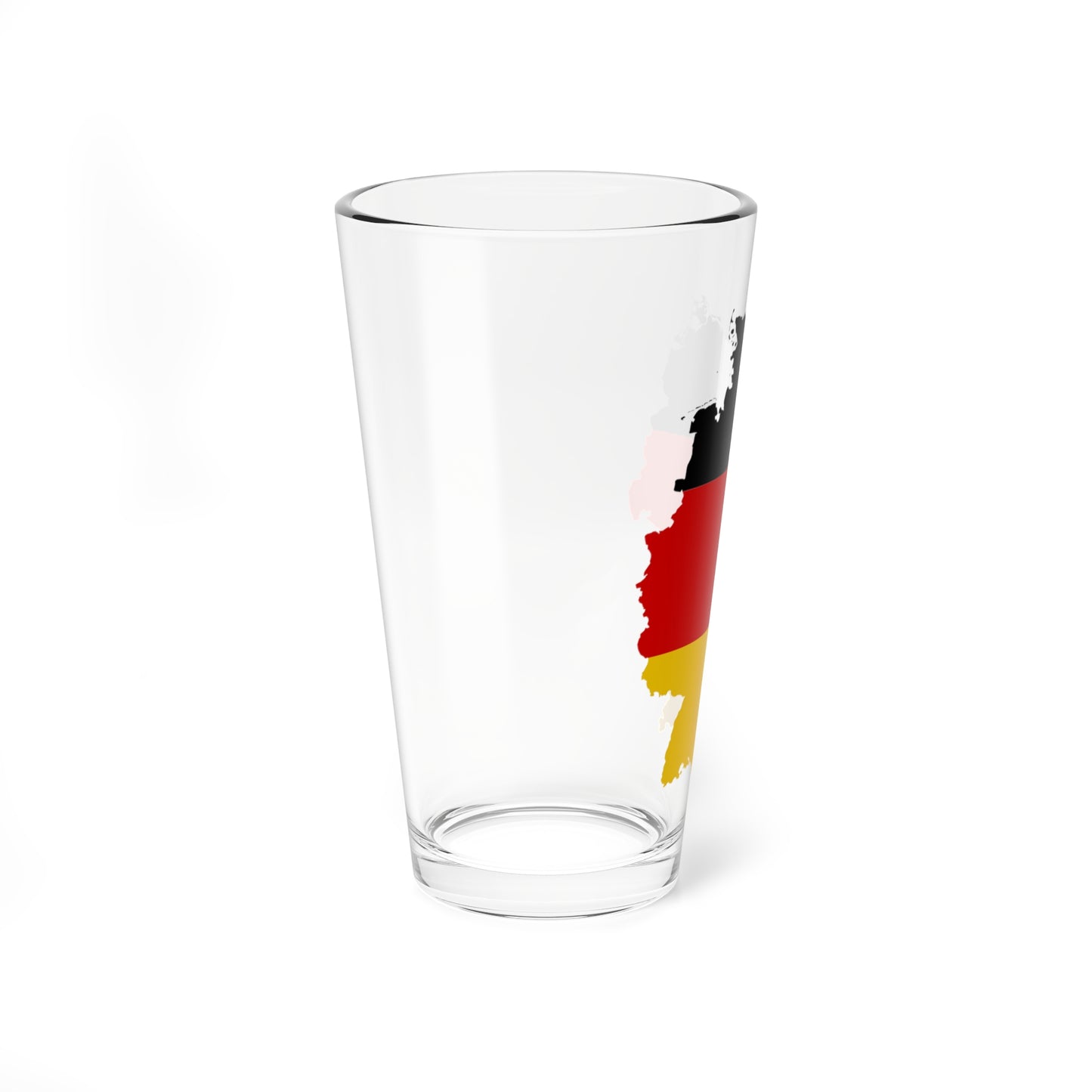 Flag map of Germany (Germany) Pint Glass 16oz