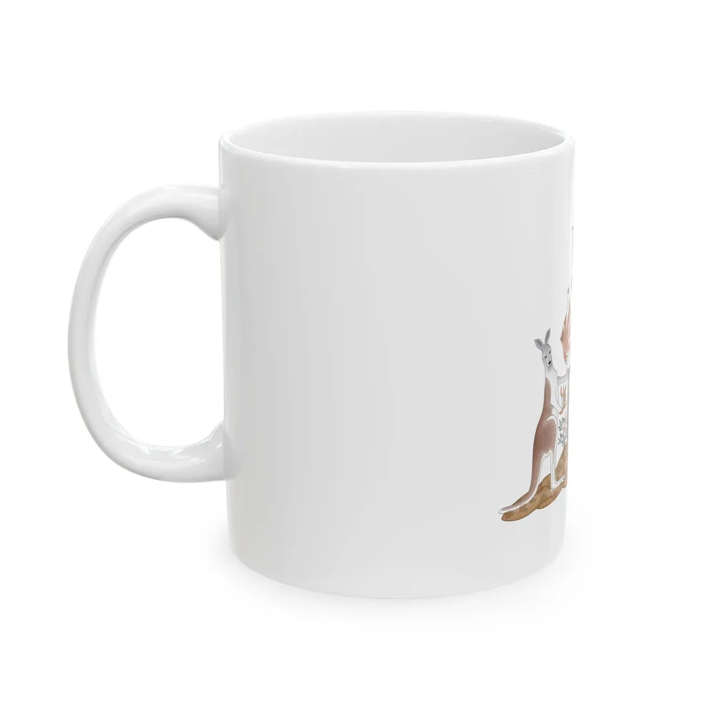 Coat of arms of the Northern Territory - White Coffee Mug-Go Mug Yourself