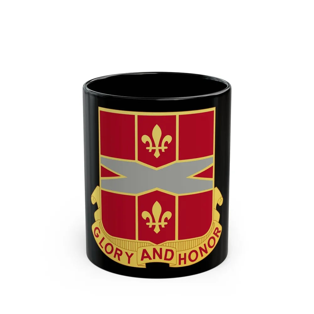 111th Air Defense Artillery Regiment (U.S. Army) Black Coffee Mug-11oz-Go Mug Yourself