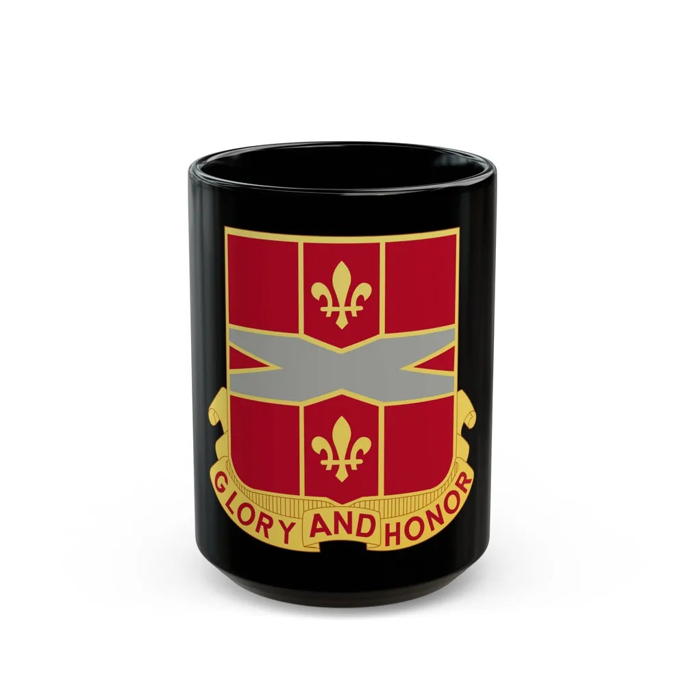 111th Air Defense Artillery Regiment (U.S. Army) Black Coffee Mug-15oz-Go Mug Yourself