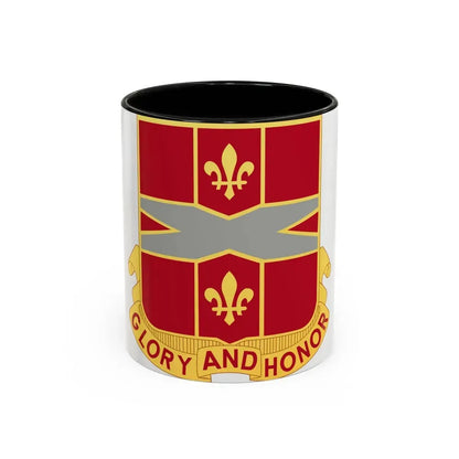 111th Air Defense Artillery Regiment (U.S. Army) Accent Coffee Mug 11oz Black - Go Mug Yourself