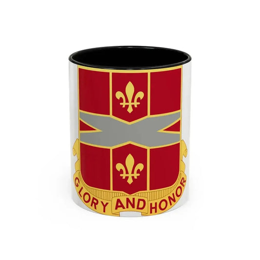 111th Air Defense Artillery Regiment (U.S. Army) Accent Coffee Mug 11oz Black - Go Mug Yourself