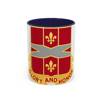 111th Air Defense Artillery Regiment (U.S. Army) Accent Coffee Mug 11oz Navy - Go Mug Yourself