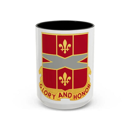 111th Air Defense Artillery Regiment (U.S. Army) Accent Coffee Mug 15oz Black - Go Mug Yourself