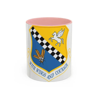 111th Attack Wing (U.S. Air Force) Accent Coffee Mug 11oz Pink - Go Mug Yourself