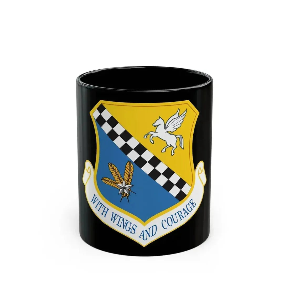 111th Attack Wing (U.S. Air Force) Black Coffee Mug 11oz - Go Mug Yourself
