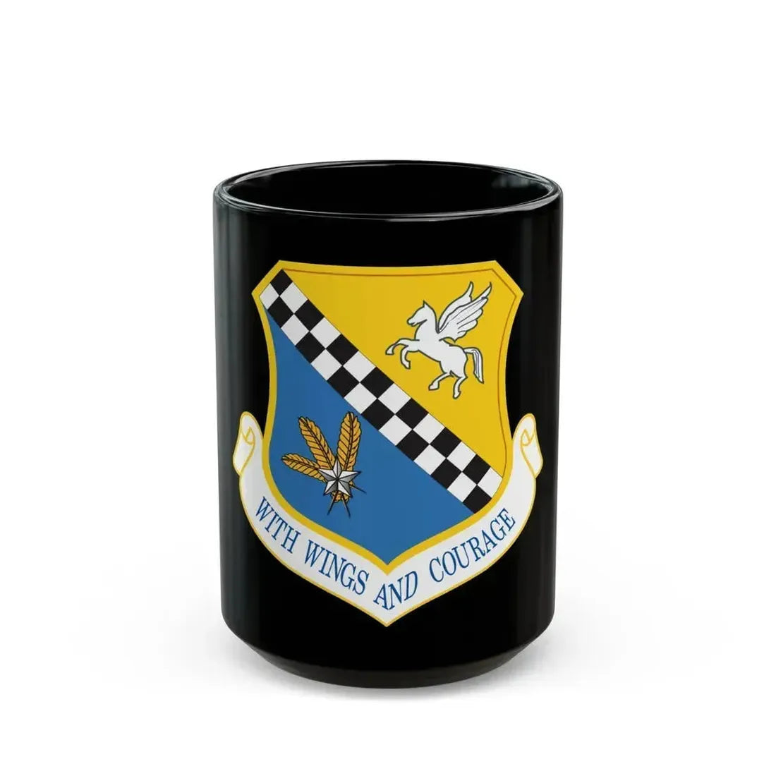 111th Attack Wing (U.S. Air Force) Black Coffee Mug 15oz - Go Mug Yourself