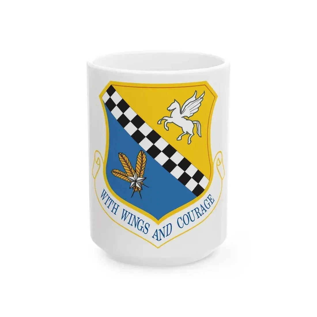 111th Attack Wing (U.S. Air Force) White Coffee Mug 15oz - Go Mug Yourself