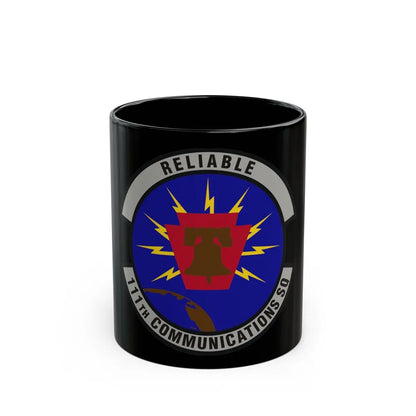 111th Communications Squadron (U.S. Air Force) Black Coffee Mug-11oz-Go Mug Yourself