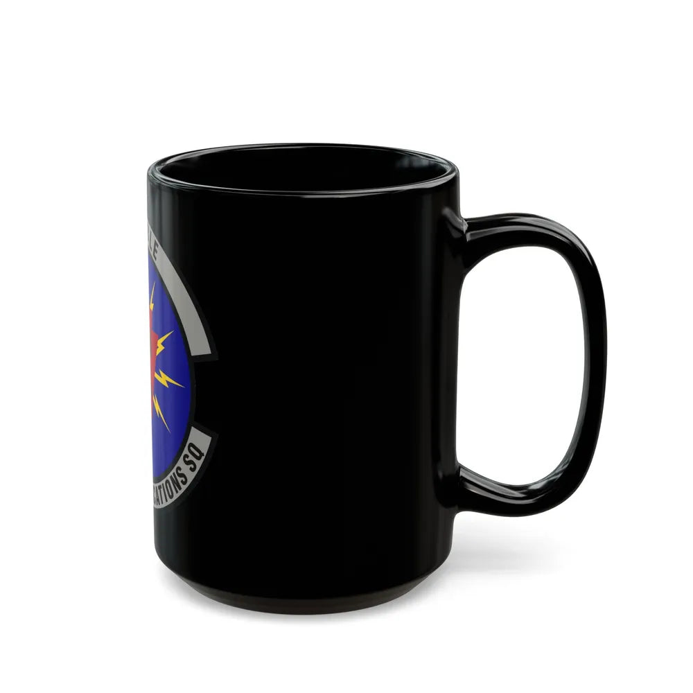 111th Communications Squadron (U.S. Air Force) Black Coffee Mug-Go Mug Yourself