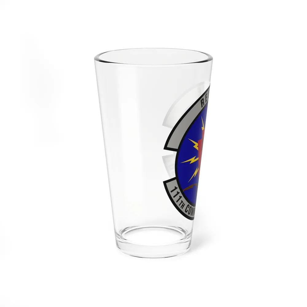 111th Communications Squadron (U.S. Air Force) Pint Glass 16oz-Go Mug Yourself