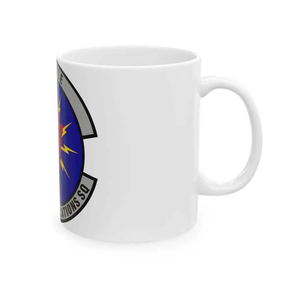 111th Communications Squadron (U.S. Air Force) White Coffee Mug-Go Mug Yourself