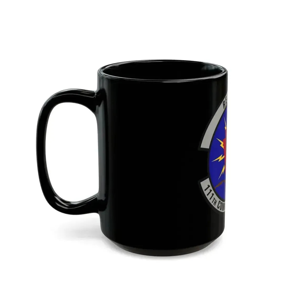 111th Communications Squadron (U.S. Air Force) Black Coffee Mug - Go Mug Yourself