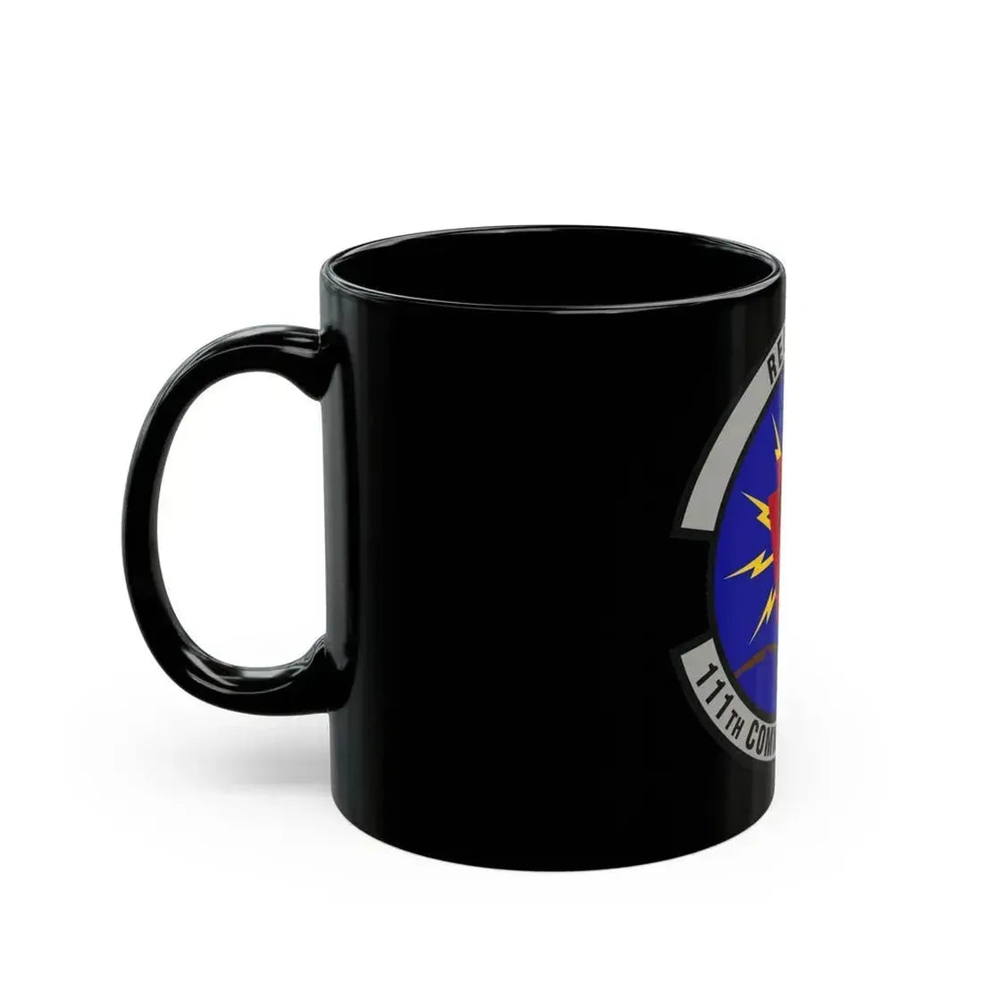 111th Communications Squadron (U.S. Air Force) Black Coffee Mug - Go Mug Yourself
