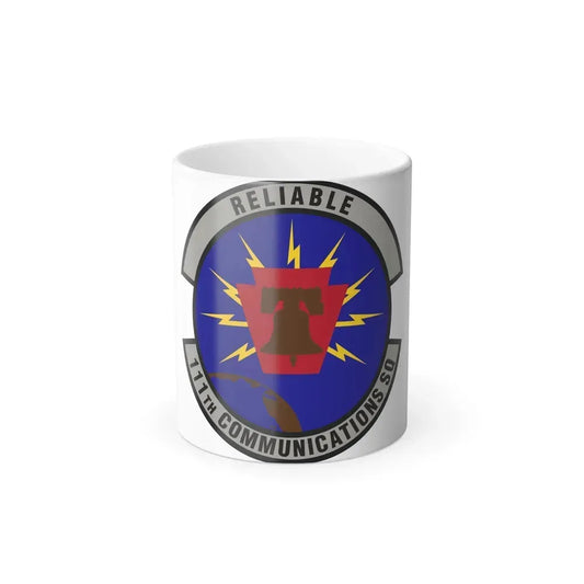 111th Communications Squadron (U.S. Air Force) Color Changing Coffee Mug 11oz - Go Mug Yourself