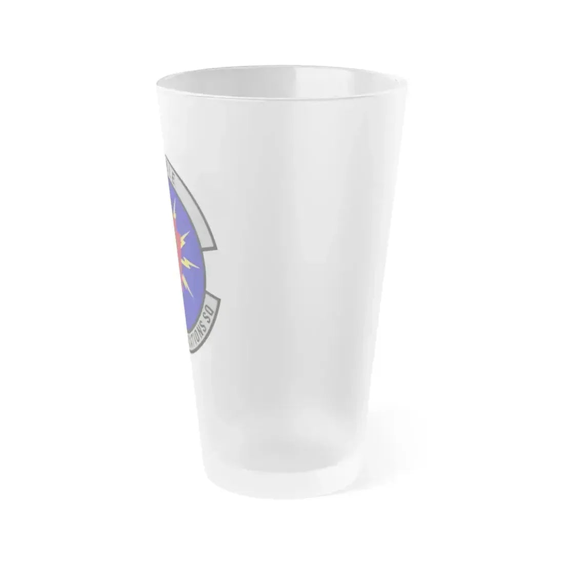 111th Communications Squadron (U.S. Air Force) Frosted Pint Glass 16oz - Go Mug Yourself