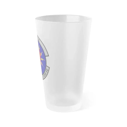 111th Communications Squadron (U.S. Air Force) Frosted Pint Glass 16oz - Go Mug Yourself