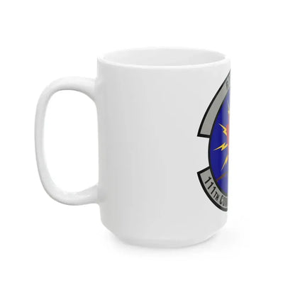 111th Communications Squadron (U.S. Air Force) White Coffee Mug - Go Mug Yourself
